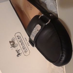 Coach Felisha loafers in black soft leather